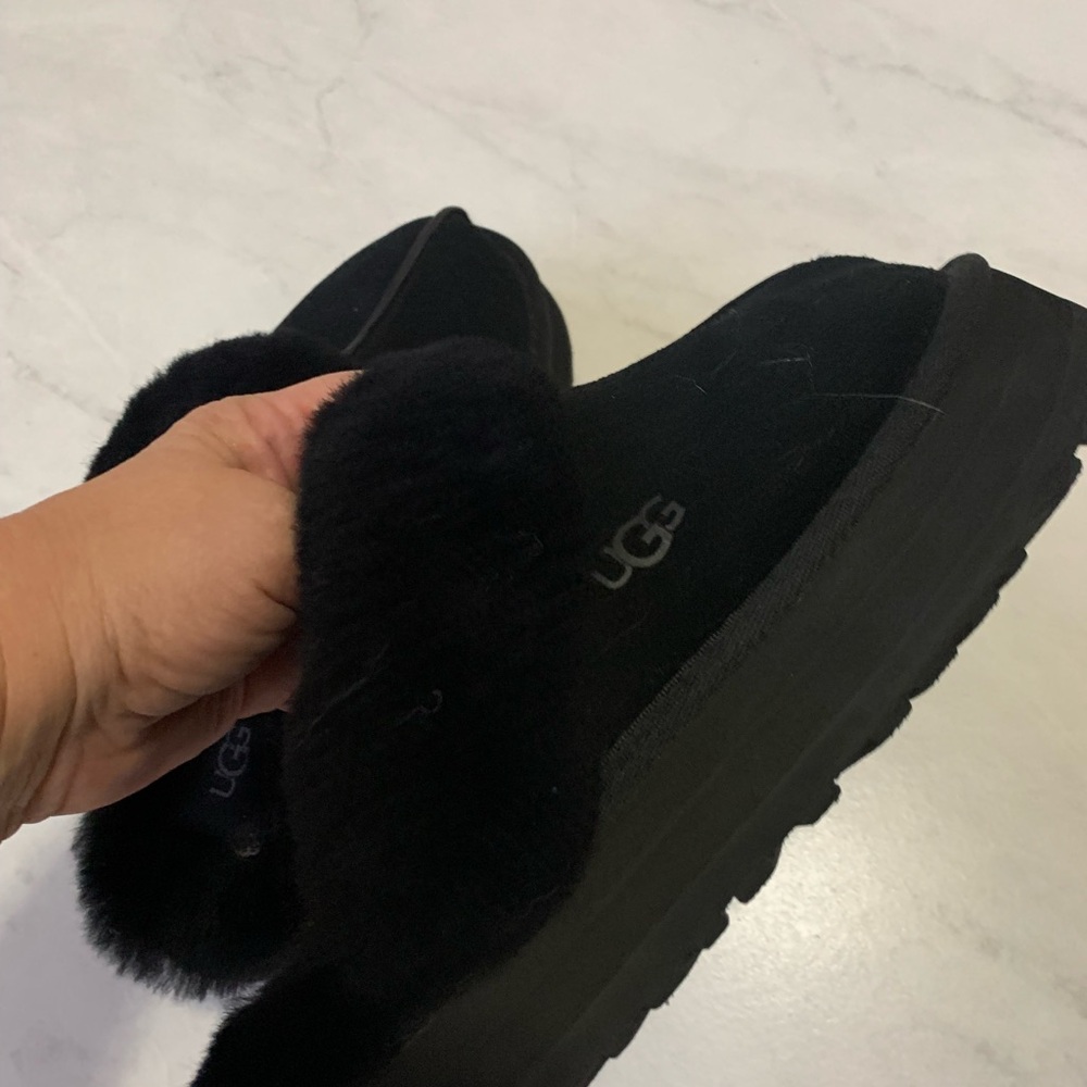Ugg disco platform size 7 black